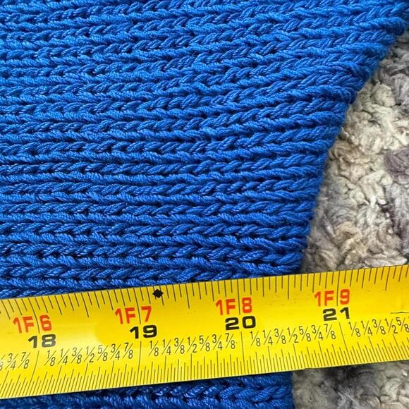 Nannell Hand-Knit Sequin Scroll Sweater – Jewel Tone Embellishment – Size L - Picture 8 of 8